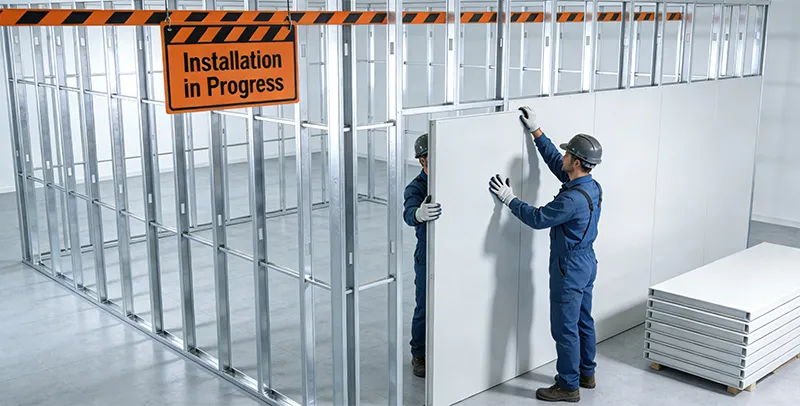 Installing Modular Cleanrooms