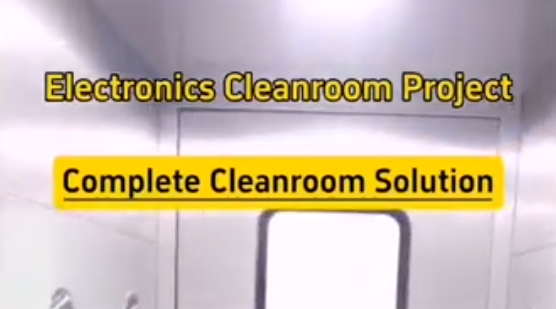 Complete Cleanroom Solution: Air Shower & Cargo Shower Installation for Electronics Plant